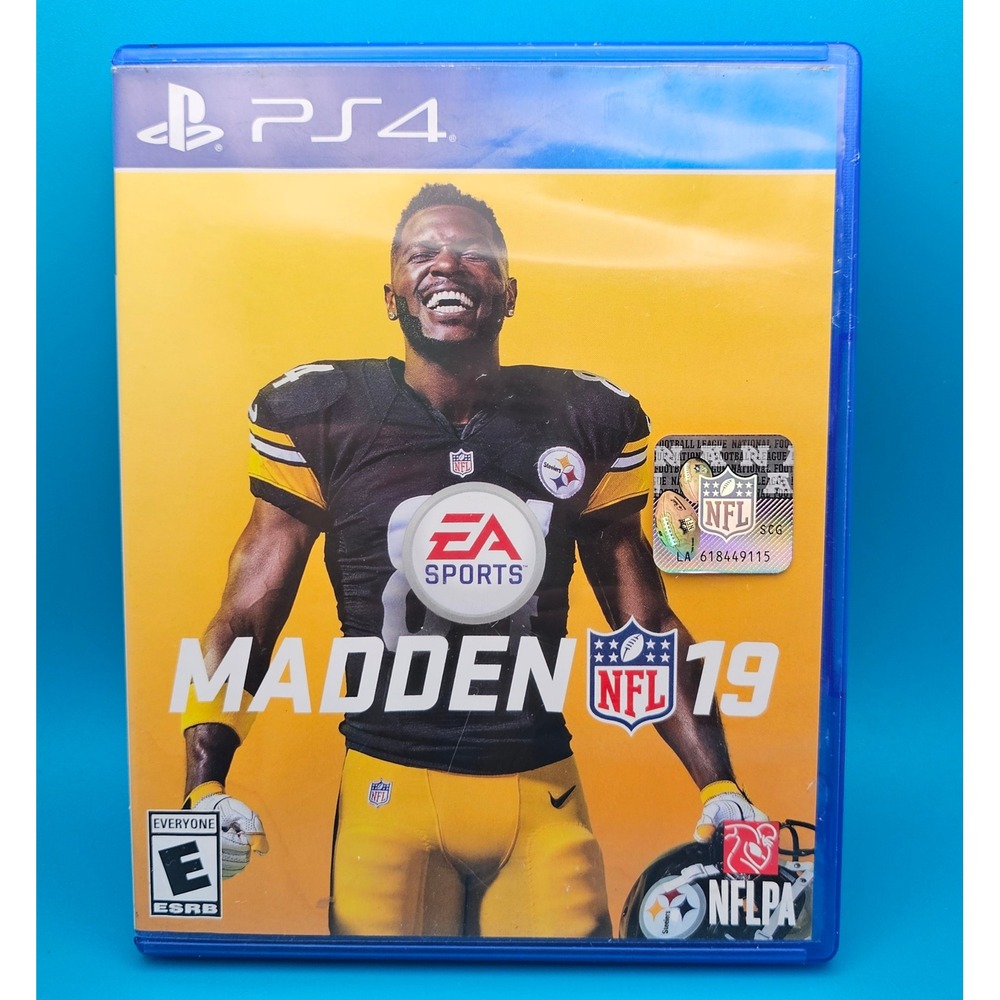 Madden NFL 19 PS4 Video Game Football PlayStation 4 Antonio Brown Steelers